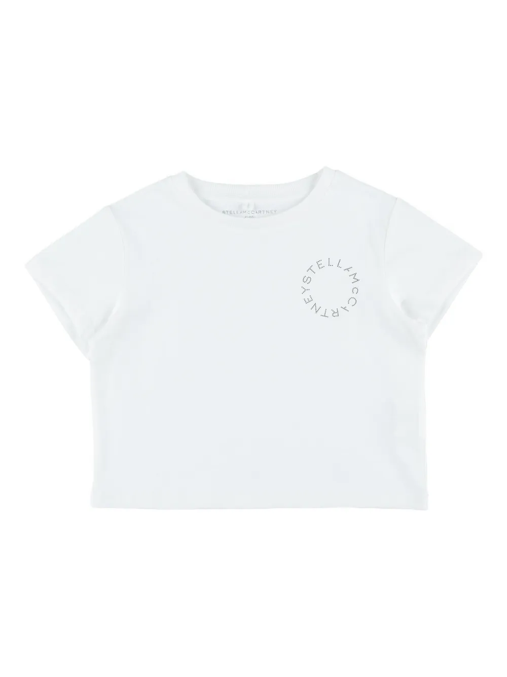 Stella McCartney Kids circle logo T-shirt - Bianco