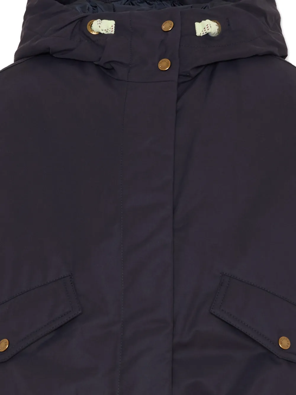 Moncler Enfant Jack met capuchon Blauw