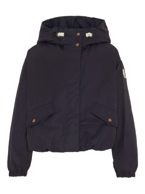 Moncler Enfant hooded cotton jacket
