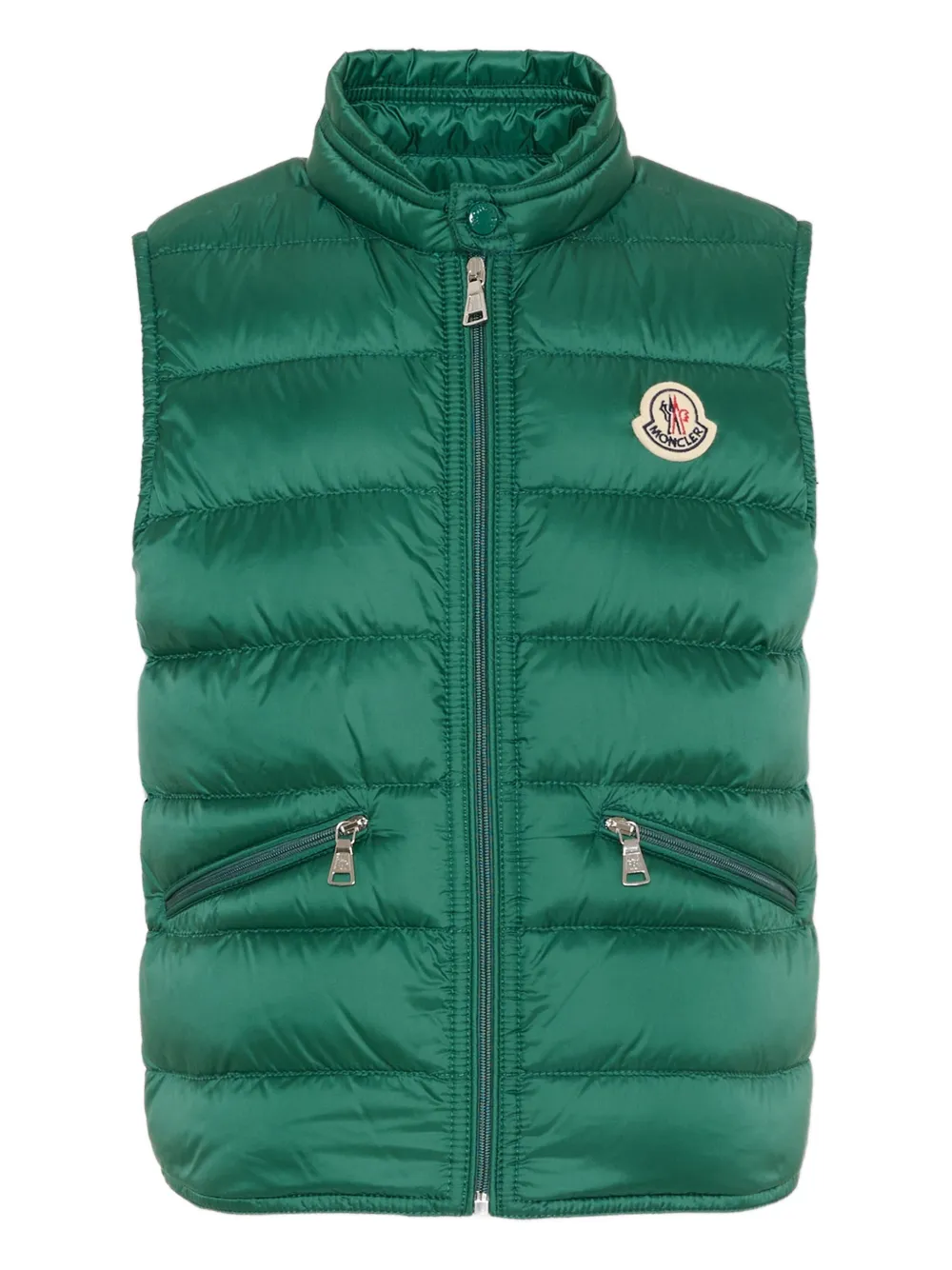 Moncler Enfant Gewatteerde bodywarmer Groen