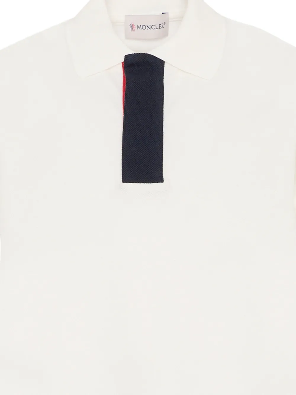 Moncler Enfant Poloshirt met logopatch Beige