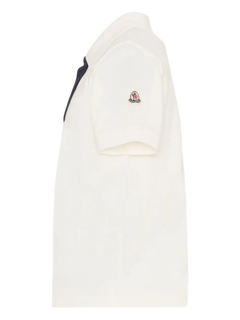 Moncler Enfant Poloshirt met logopatch Beige