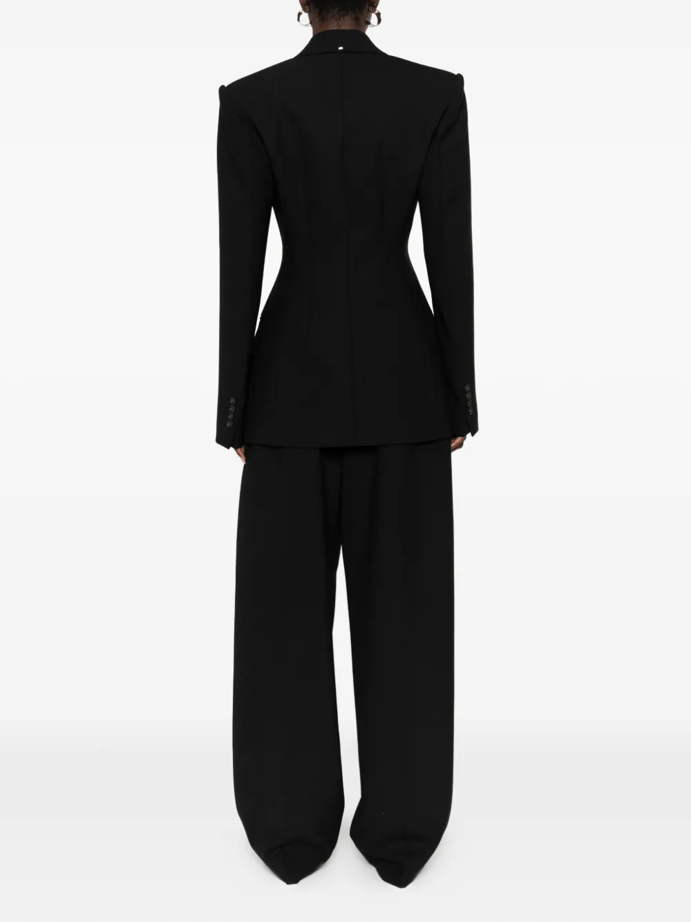 Sportmax Pak met boxy revers Zwart