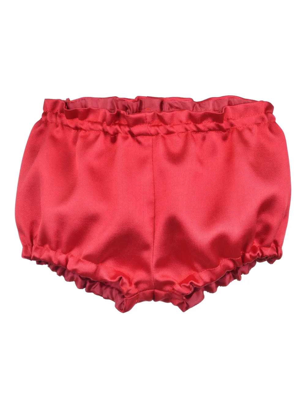  Hucklebones London Ruffled Trapeze Dress - Red 