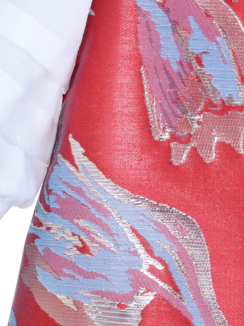 Hucklebones London Shiftjurk met geborduurde bloemen Rood
