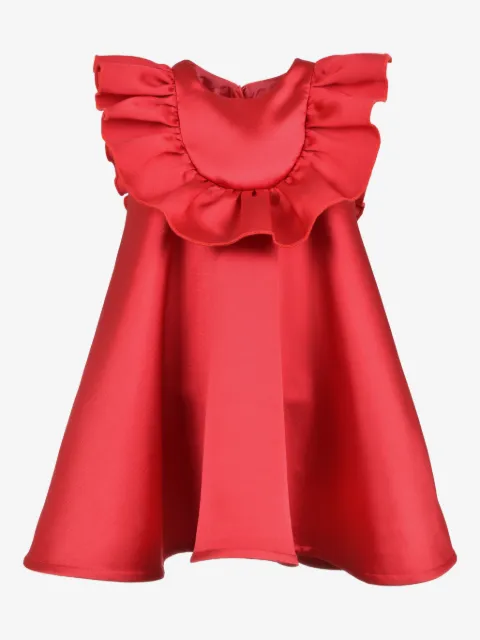 Hucklebones London vestido con volantes y pechera