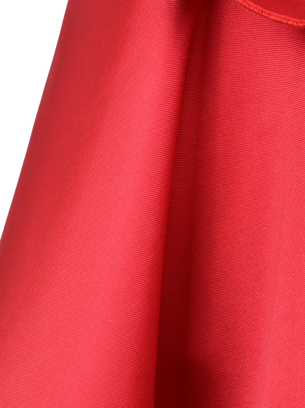 Hucklebones London Trapeze jurk met ruches Rood