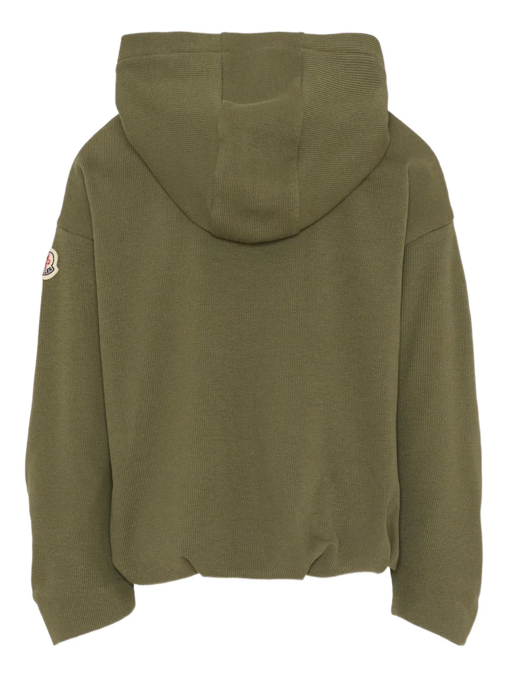 Moncler Enfant Hoodie met borduurwerk Groen