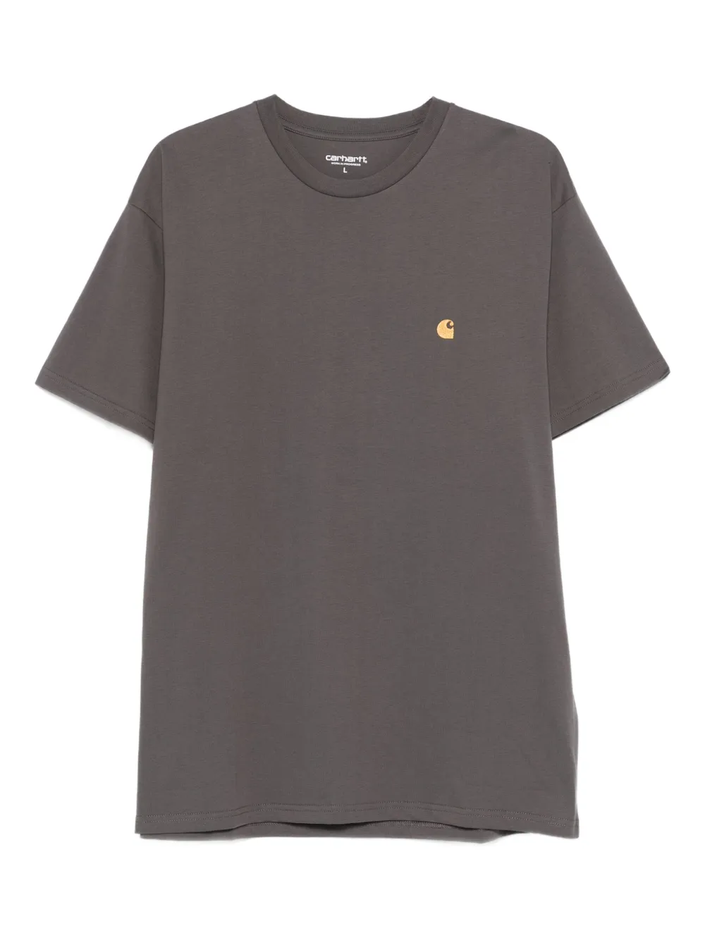 Carhartt WIP T-Shirt mit Logo-Stickerei - Grau
