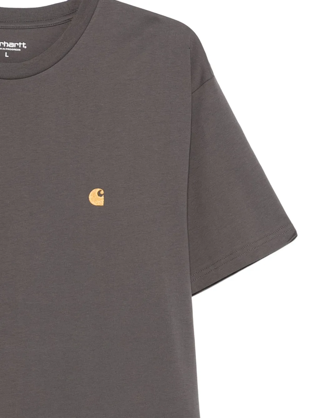 Carhartt WIP T-shirt met geborduurd logo Grijs