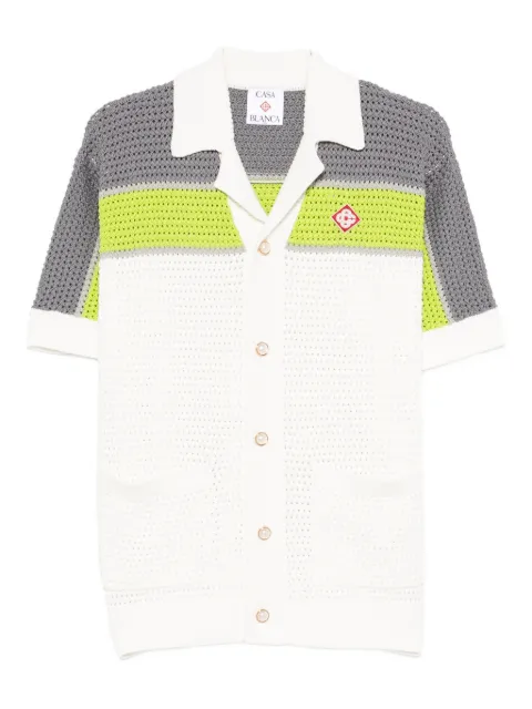 Casablanca short-sleeve button shirt