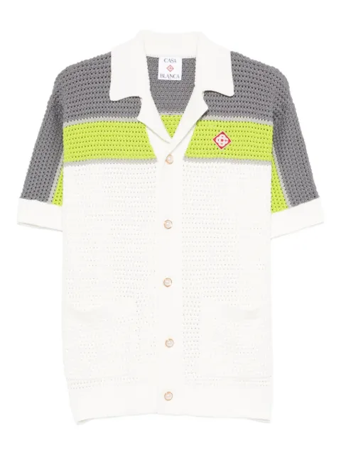 Casablanca short-sleeve button shirt