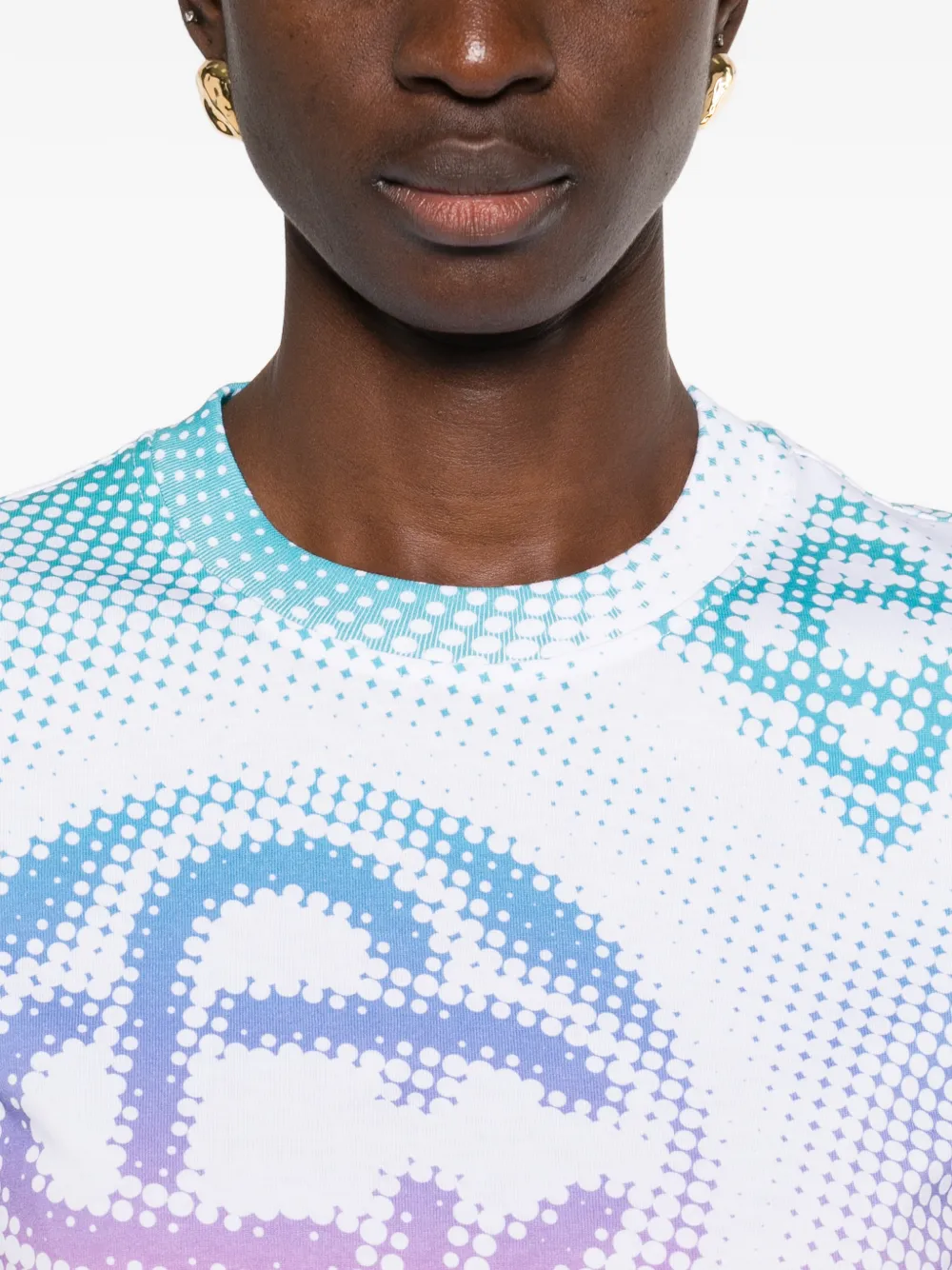 Casablanca T-shirt met logo Wit