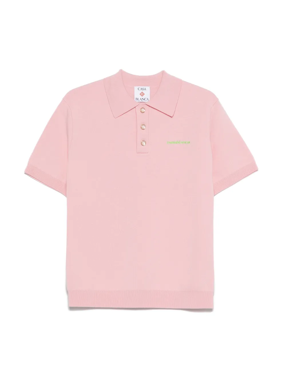 Casablanca double-face polo top - Rosa