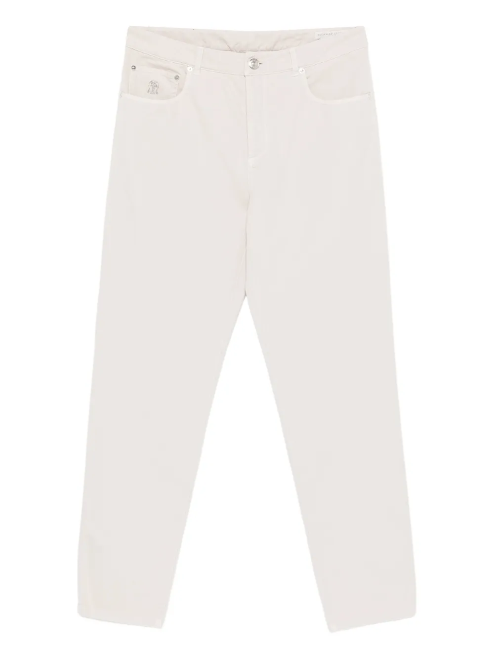 Brunello Cucinelli logo trousers - Toni neutri