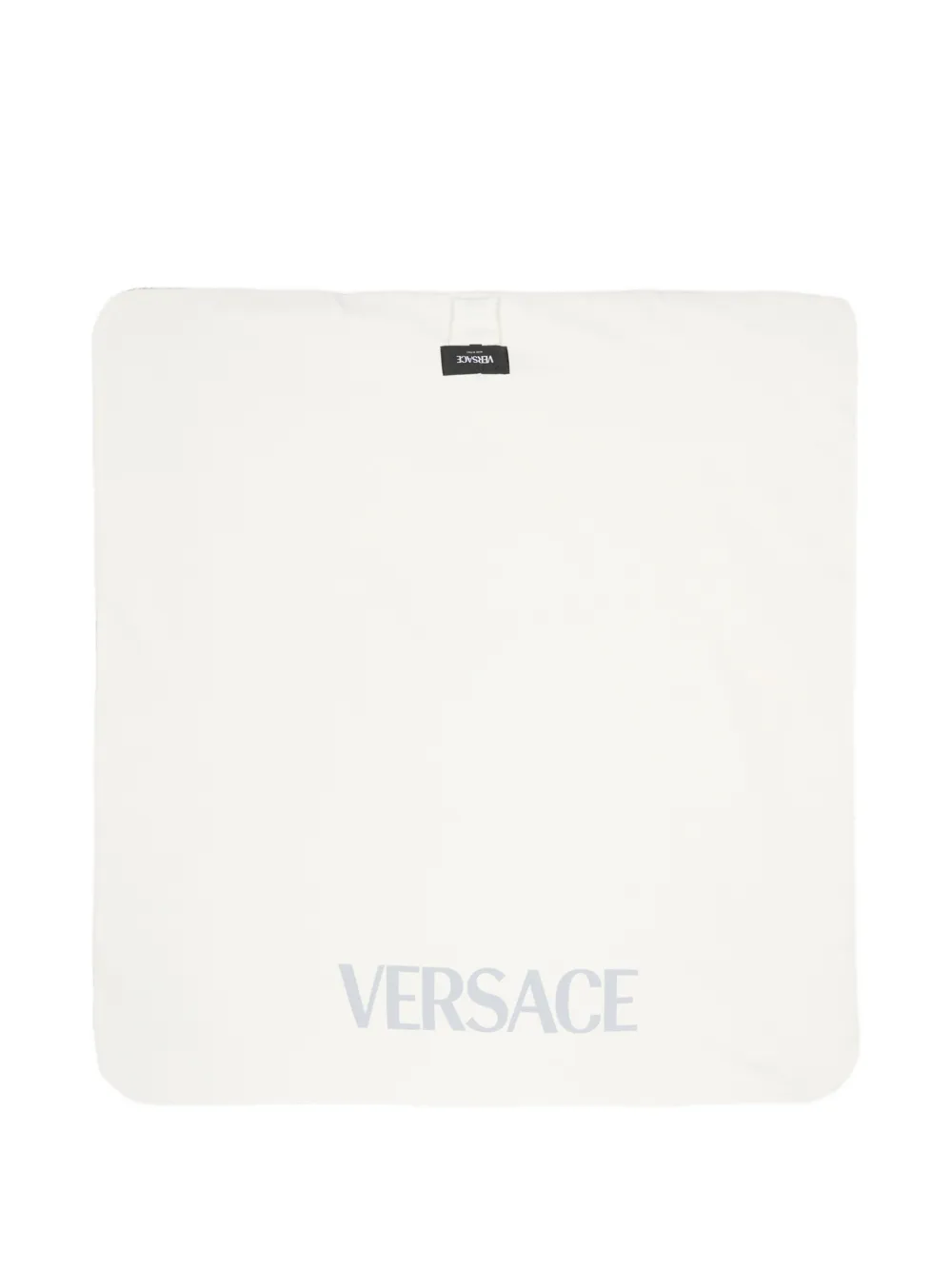 Versace Kids floral-pattern blanket - Blu