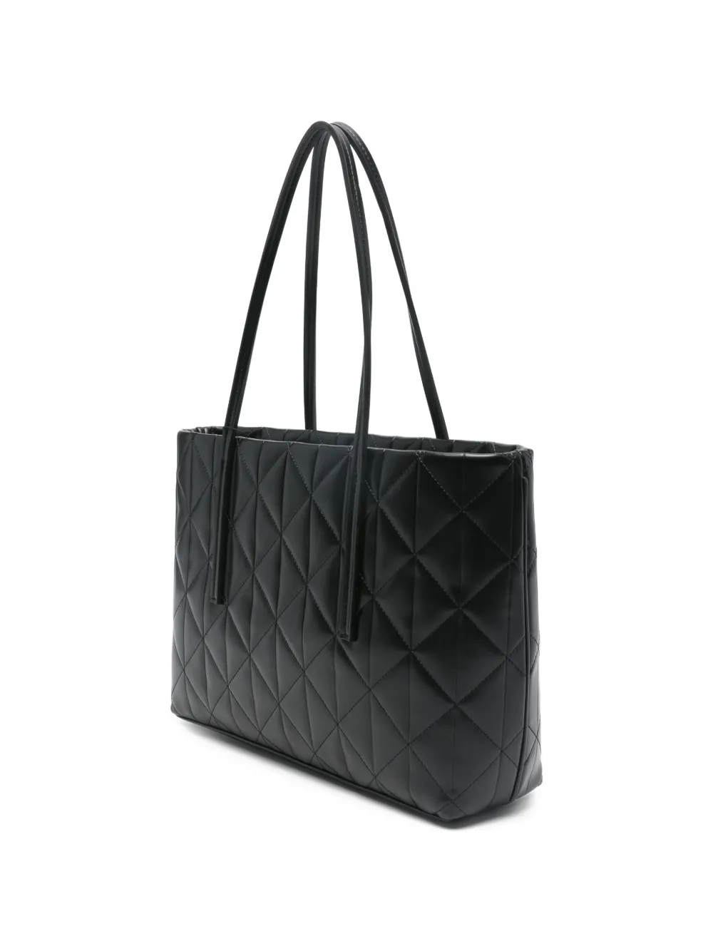 Calvin Klein Shopper met logoplakkaat Zwart