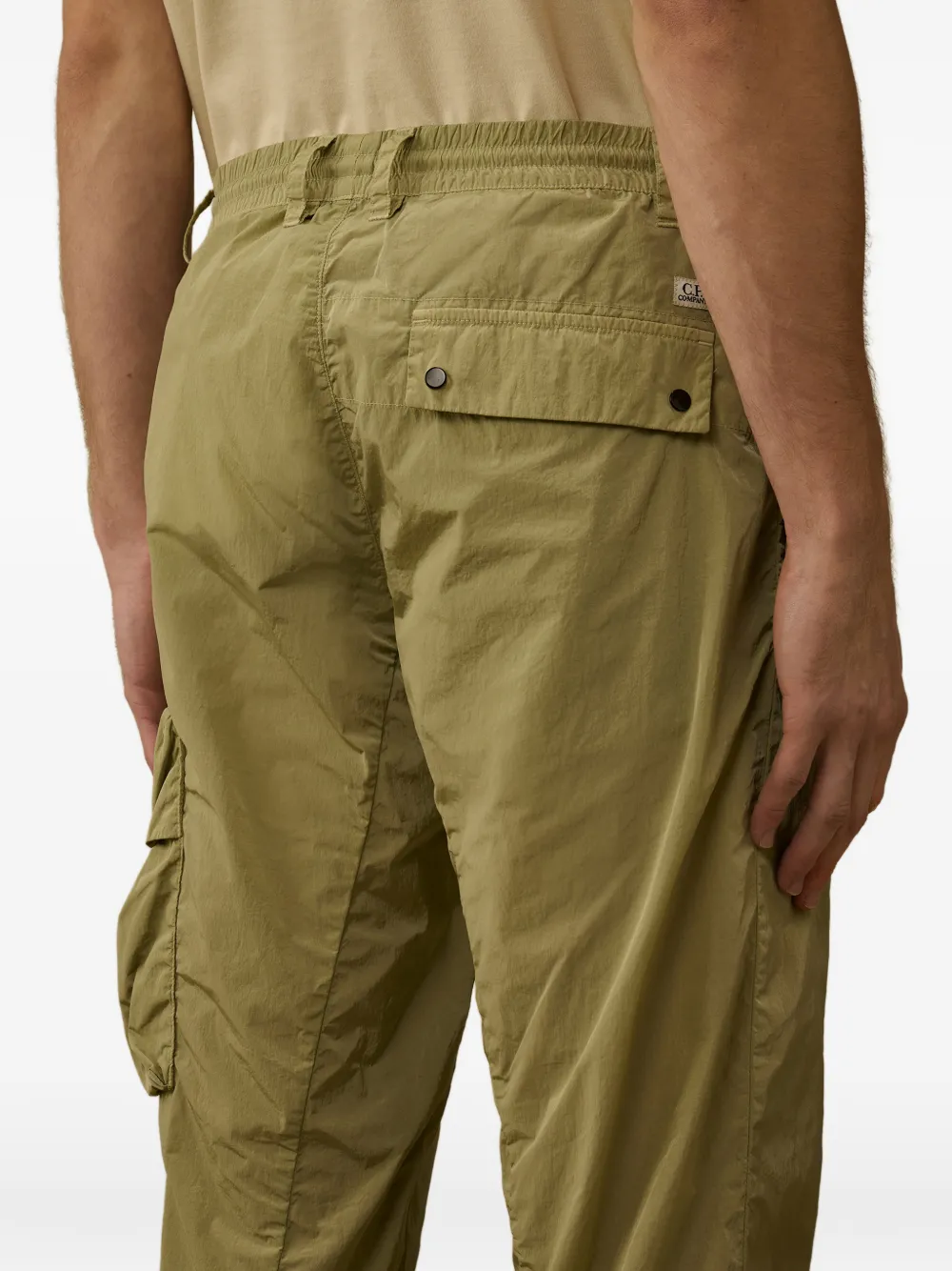 C.P. Company Broek met cargo zak Groen
