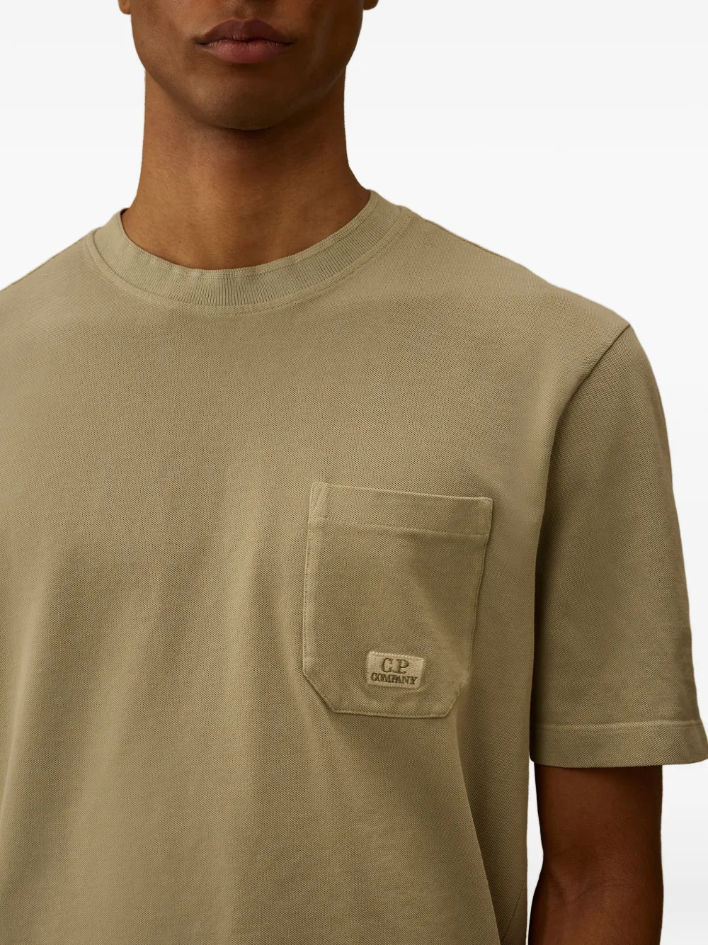 C.P. Company T-shirt met zak Beige