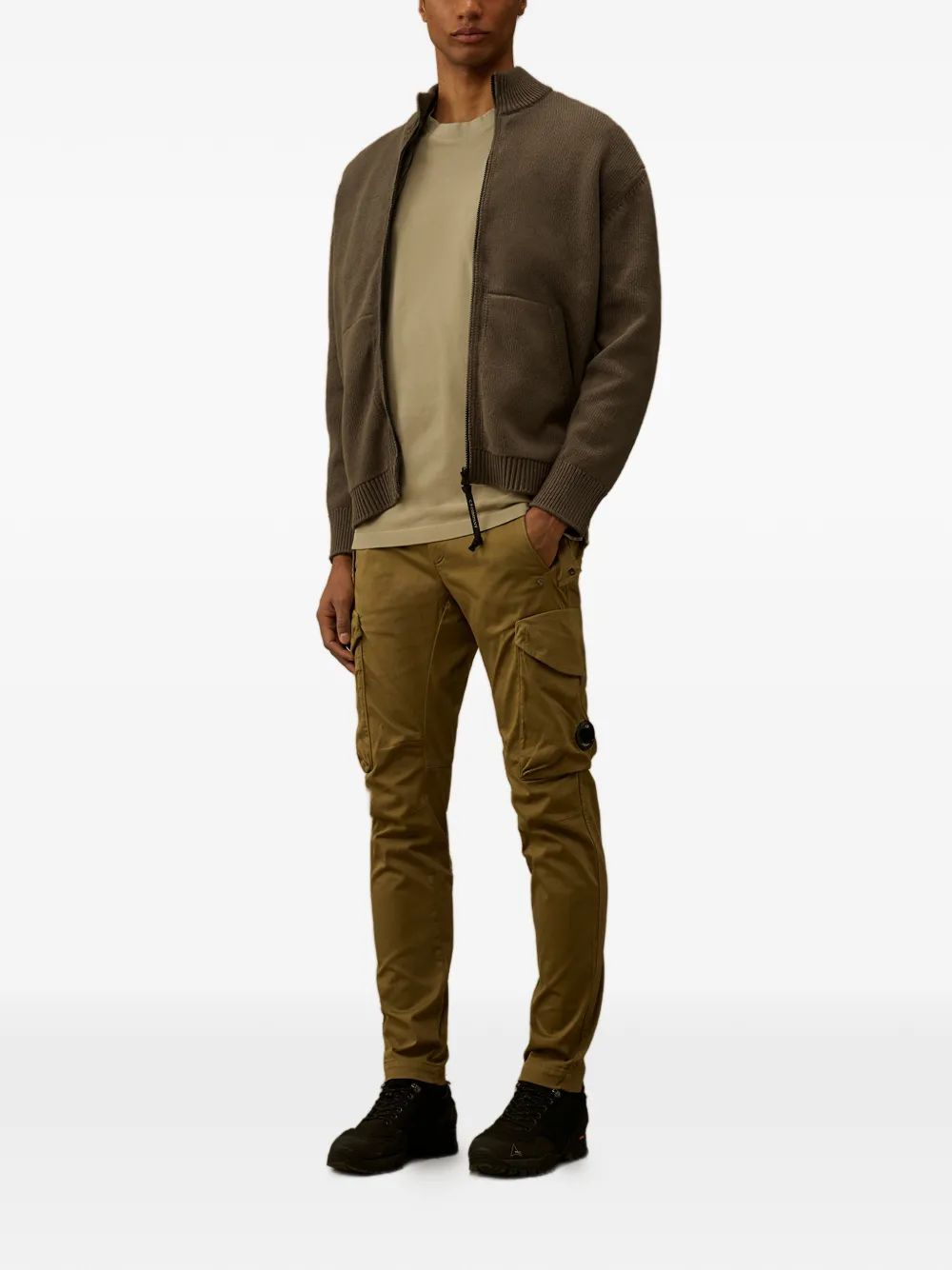 C.P. Company T-shirt met zak Beige