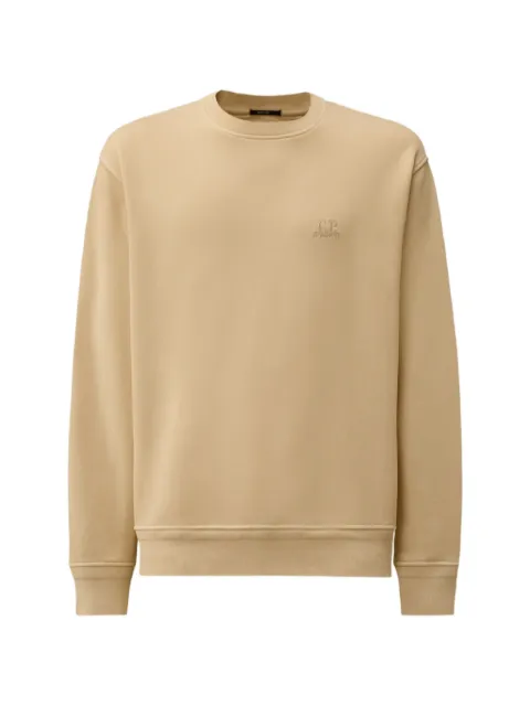 C.P. Company logo-embroidered crewneck cotton sweatshirt