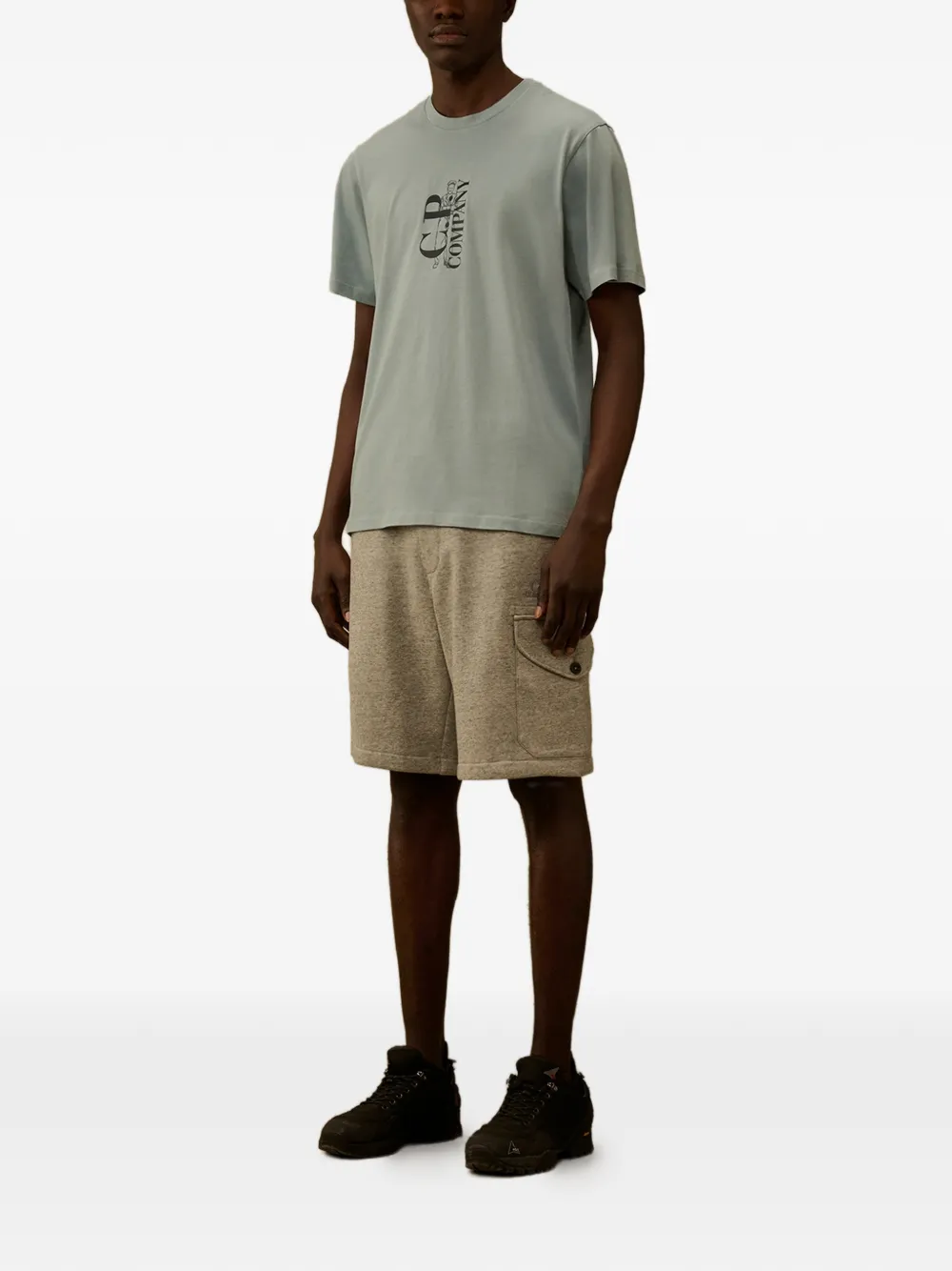C.P. Company 30 1 jersey T-shirt met korte mouwen en print Blauw