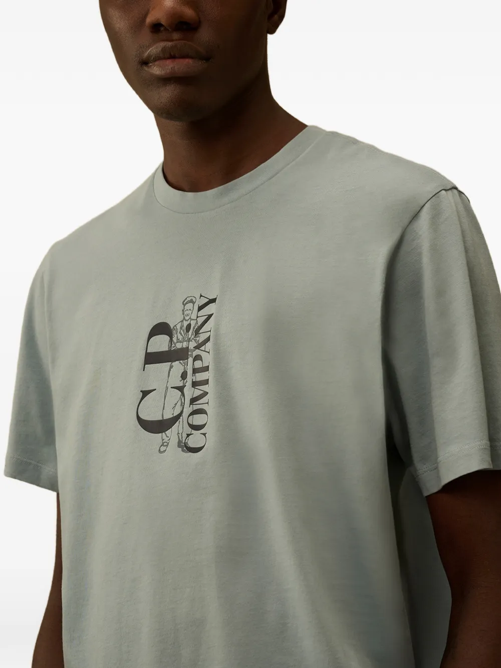 C.P. Company 30 1 jersey T-shirt met korte mouwen en print Blauw