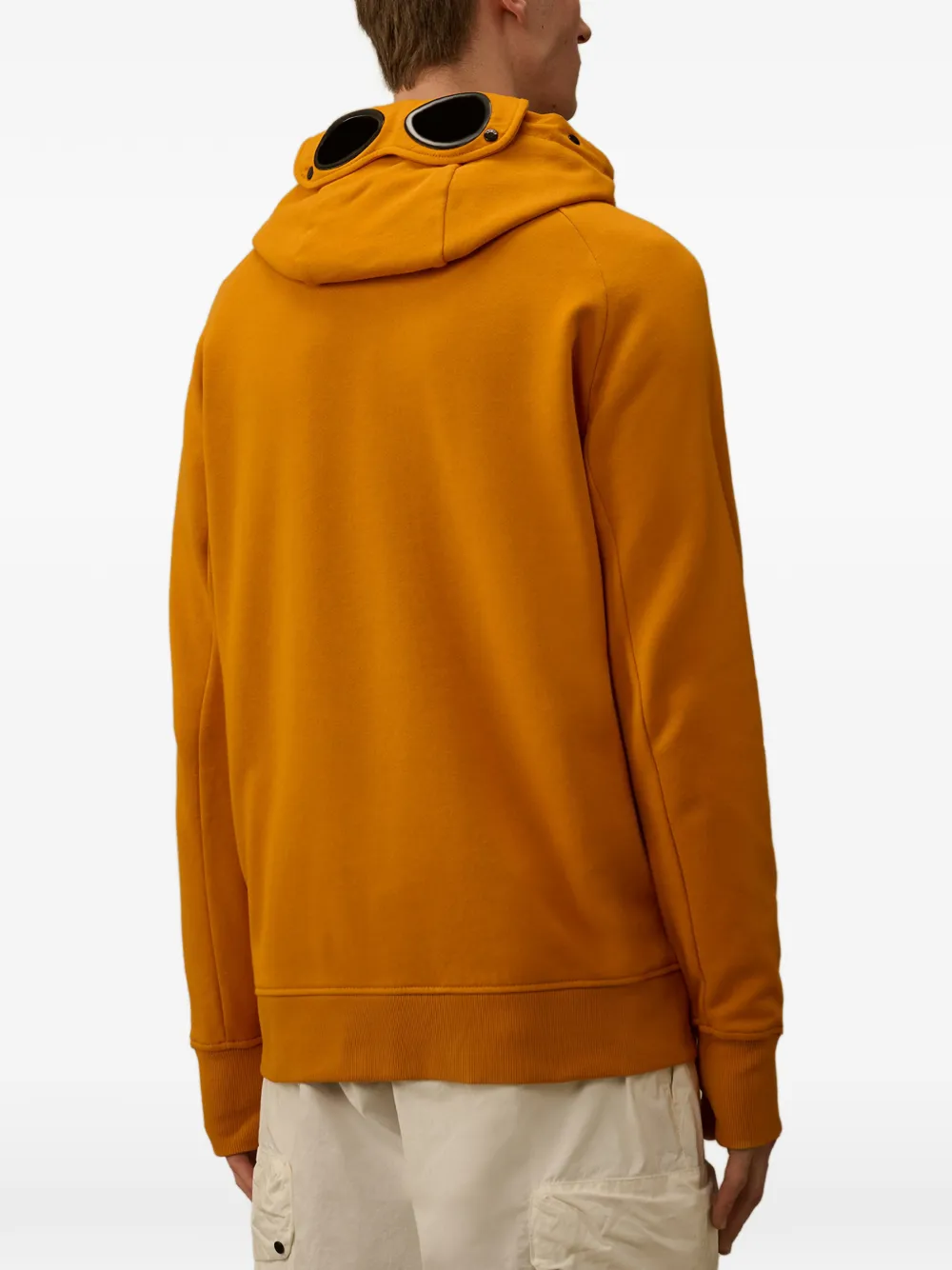 C.P. Company Hoodie met ritssluiting en lange mouwen Oranje