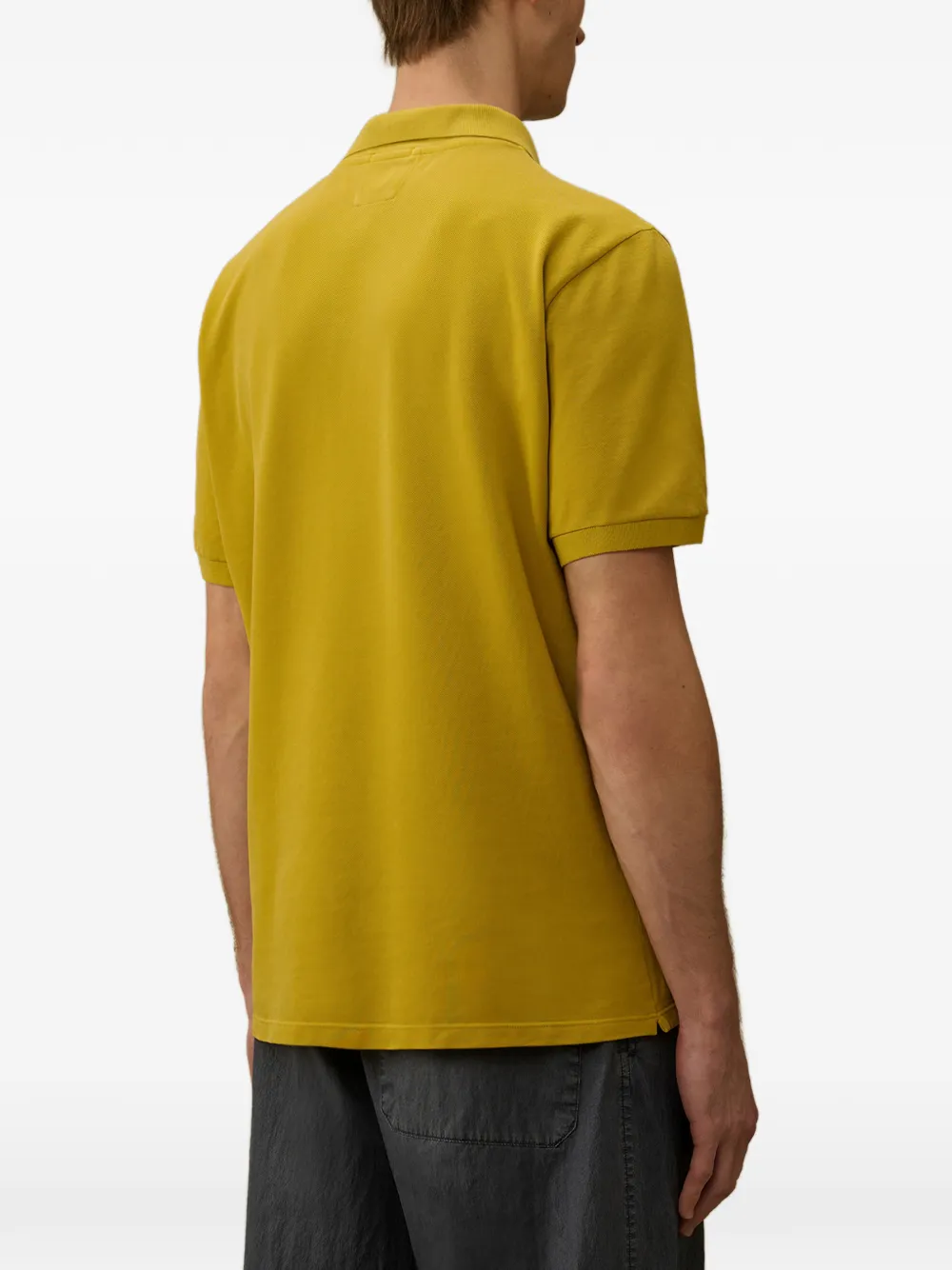 C.P. Company 24 1 piquet poloshirt met korte mouwen Geel