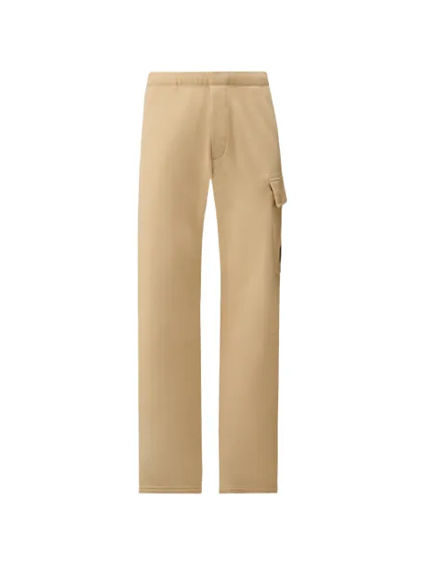 C.P. Company diagonal-raised fleece cargo-pocket cotton track pants