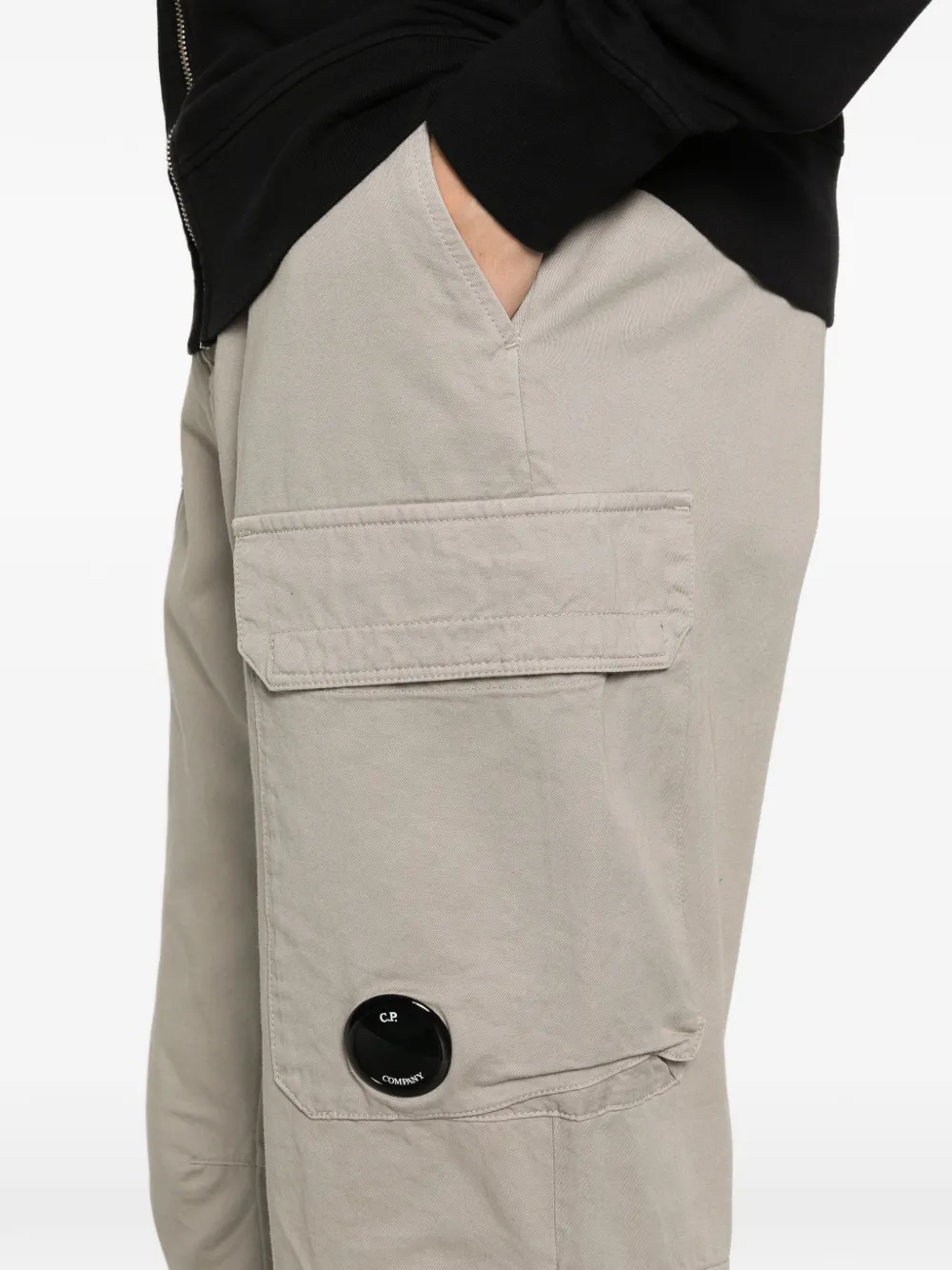C.P. Company Straight broek Grijs