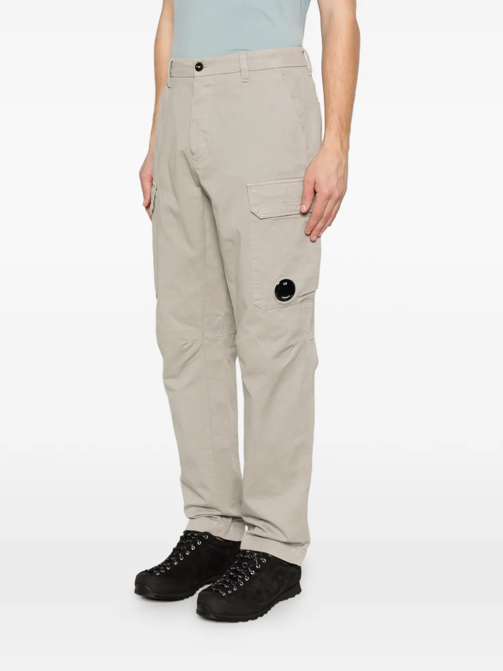 C.P. Company Straight broek Grijs