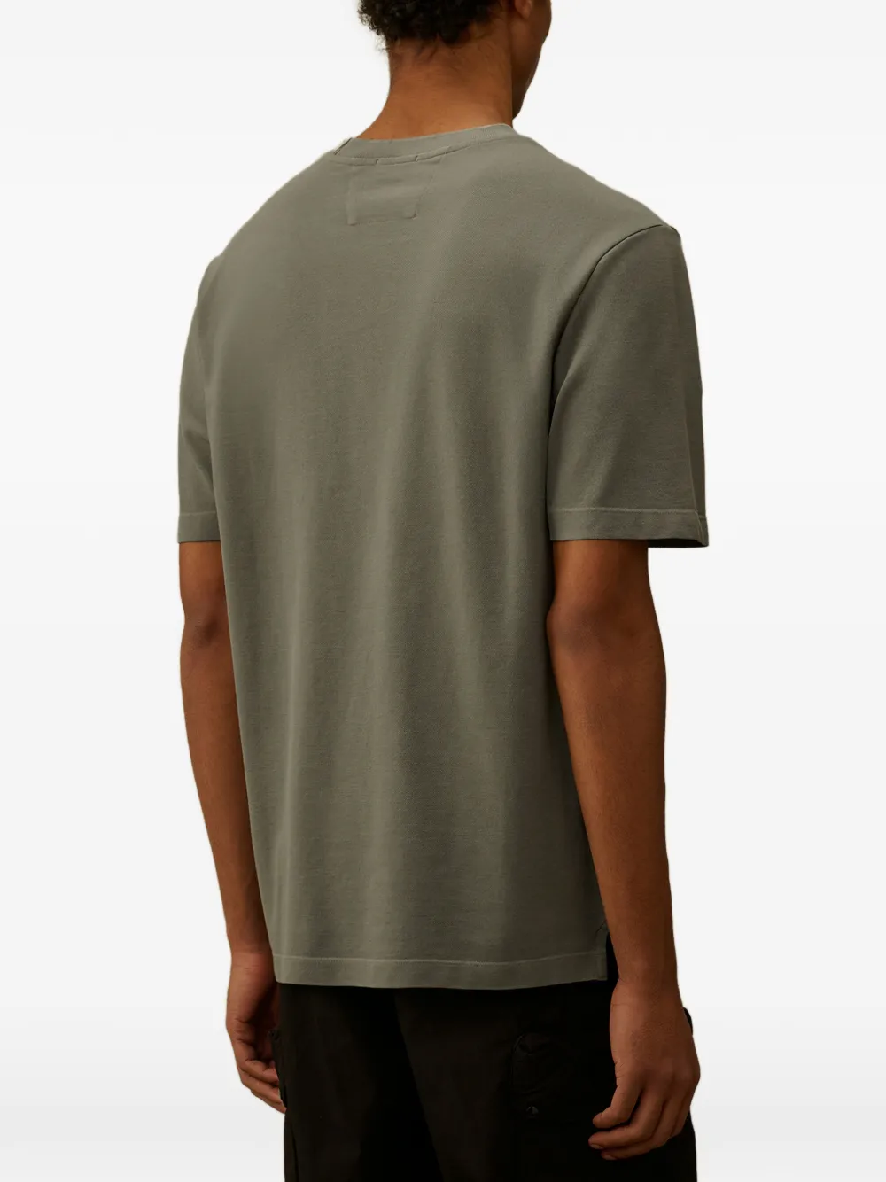 C.P. Company T-shirt met ronde hals en zak Grijs