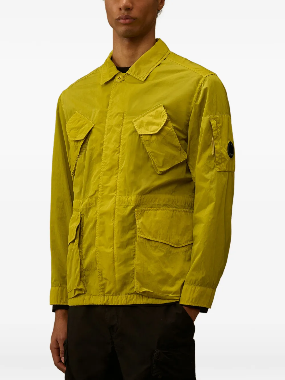 C.P. Company Shirtjack met meerdere zakken Geel
