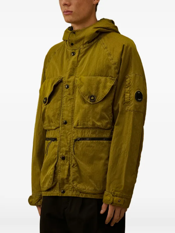 C.P. Company Panama-R Mixed Goggle Jacket | Green | FARFETCH