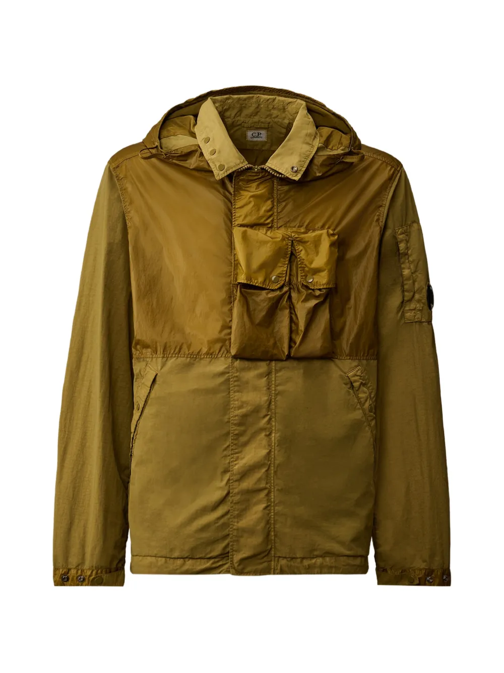 C.P. Company patch-pocket hooded jacket - Verde