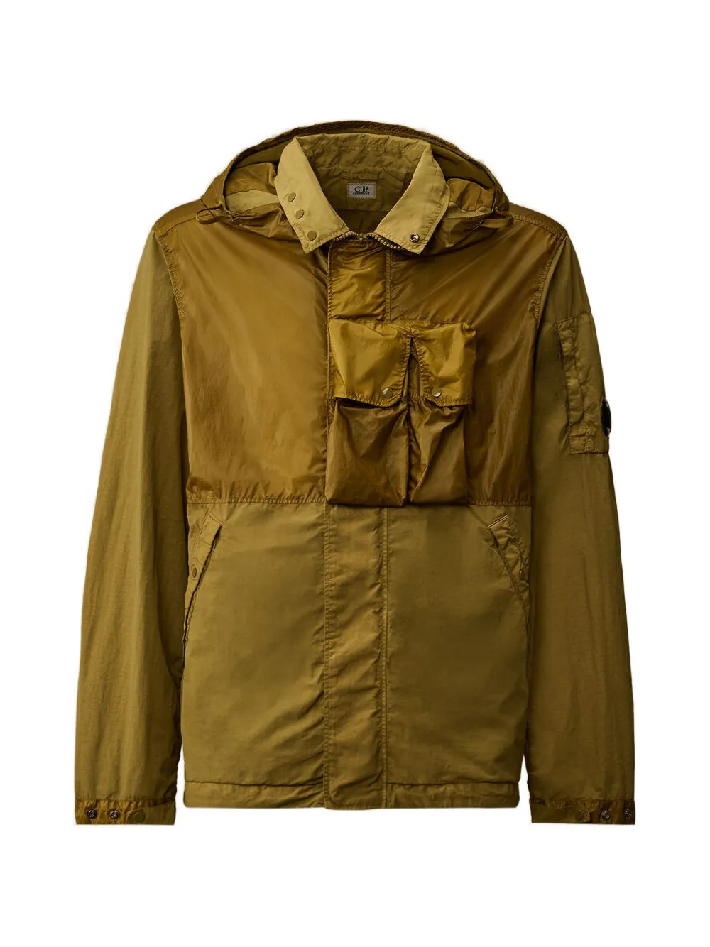 C.P. Company patch-pocket hooded jacket - Verde