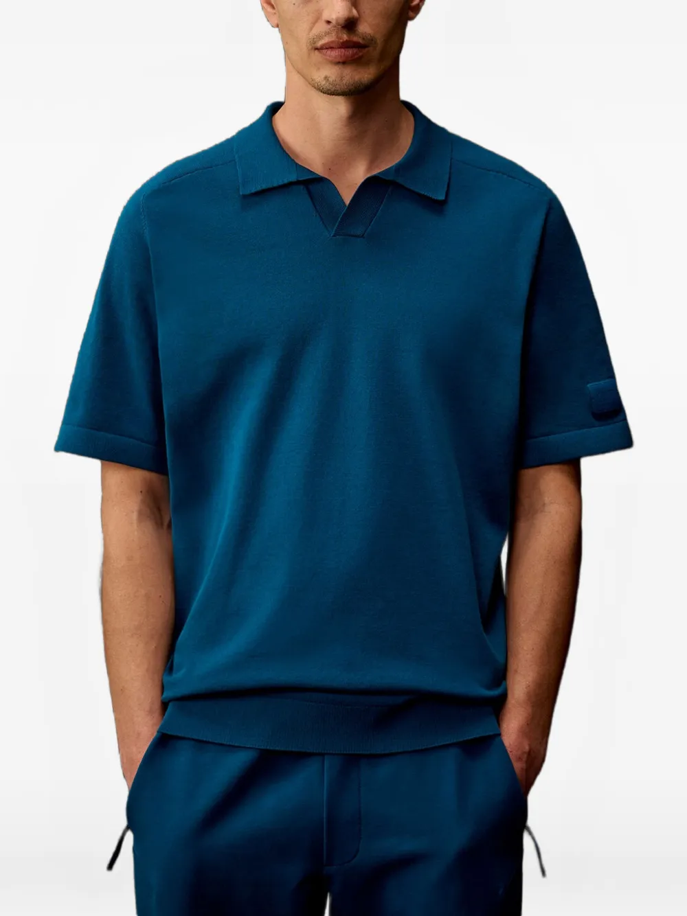 C.P. Company Metropolis Series polotrui met logopatch Blauw