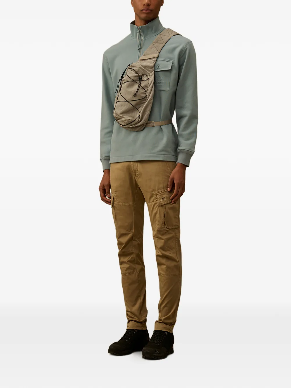 C.P. Company Broek met cargo zak Beige