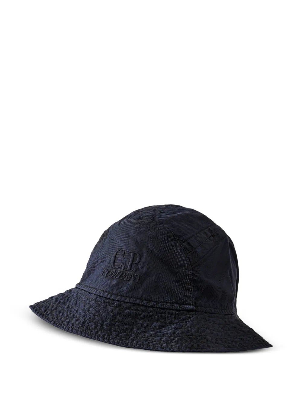 C.P. Company logo-embroidered bucket hat - Blu