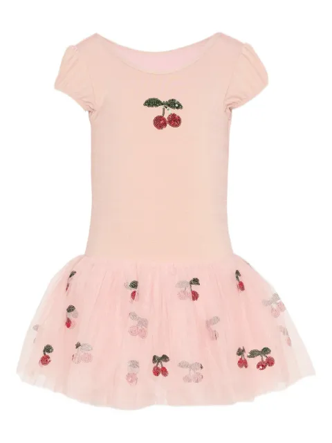 Konges Sløjd cherry-embellished dress