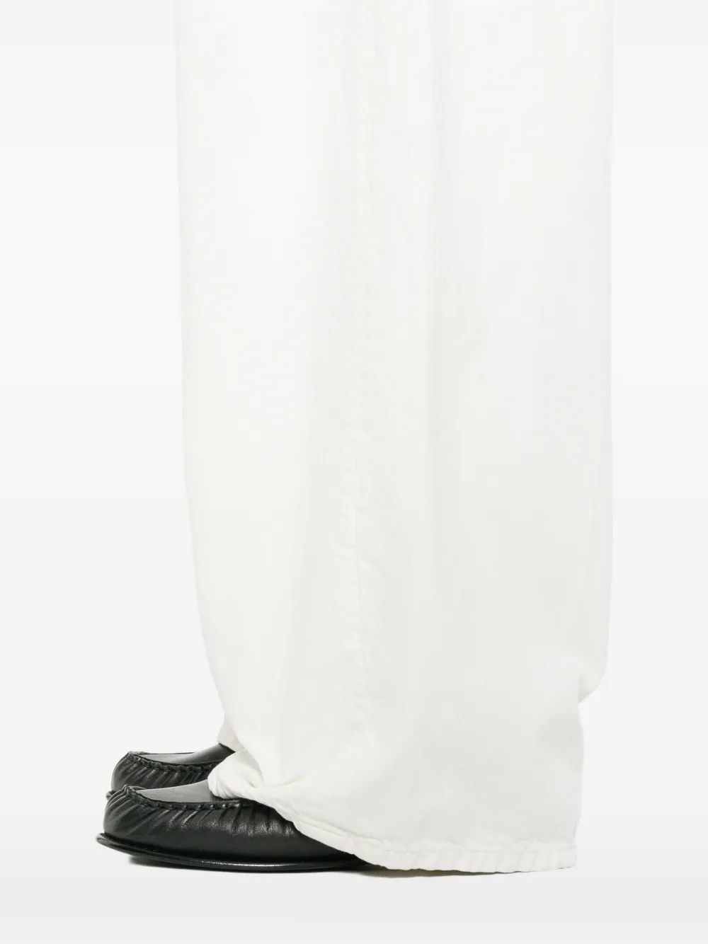Haikure Denim jeans met wijde pijpen Wit
