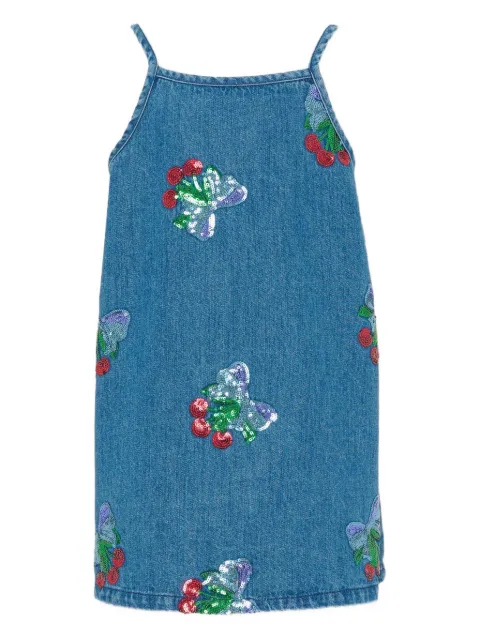 Konges Sløjd sequin-details denim dress