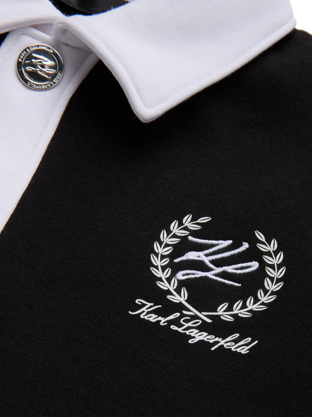 Karl Lagerfeld Kids Vest met logo Zwart