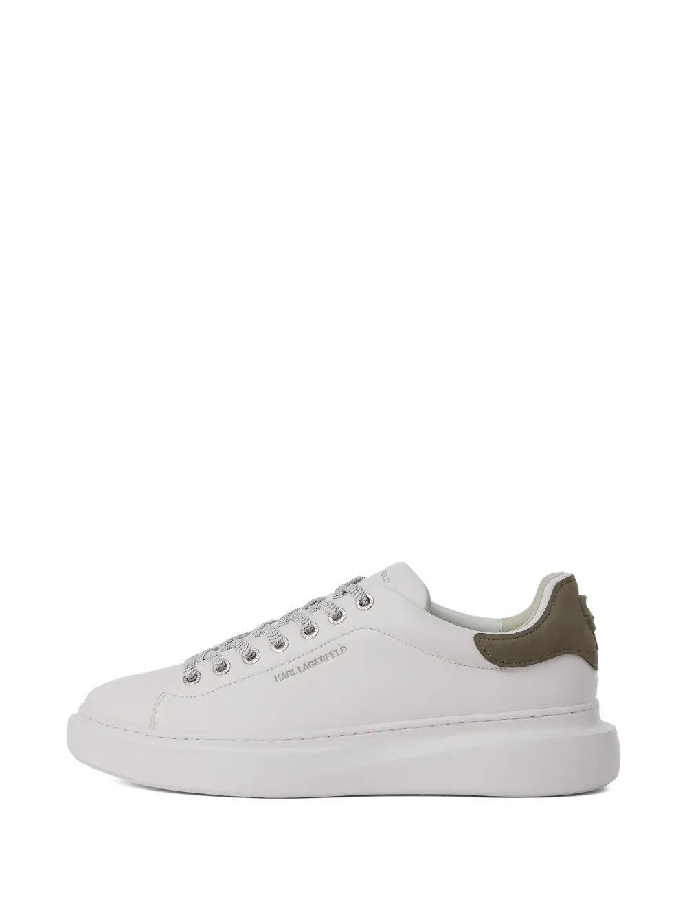Karl Lagerfeld Sneakers Kore Ikon Relief - Bianco
