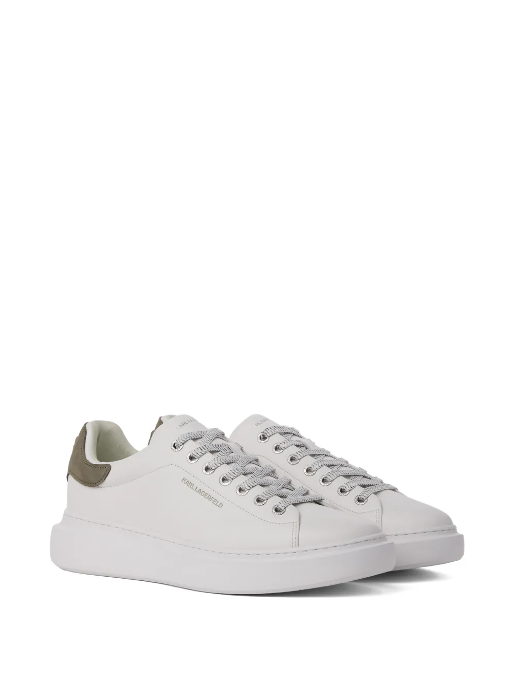 Karl Lagerfeld Kore Ikon Relief sneakers Wit