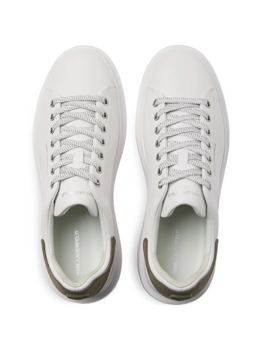 Karl Lagerfeld Kore Ikon Relief sneakers Wit