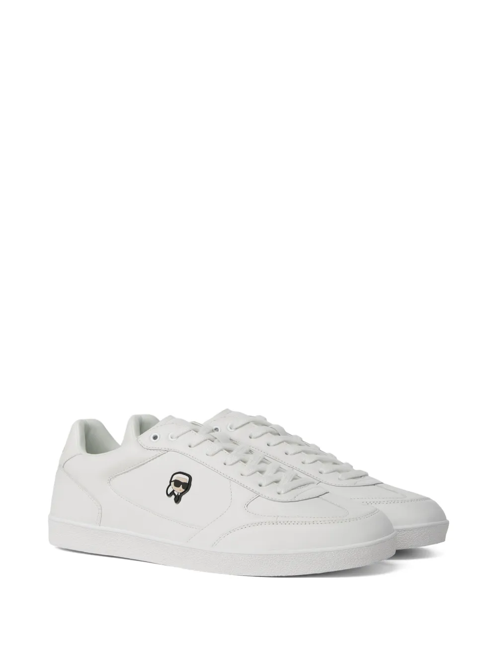 Karl Lagerfeld Kandidate Ikon leren sneakers Wit