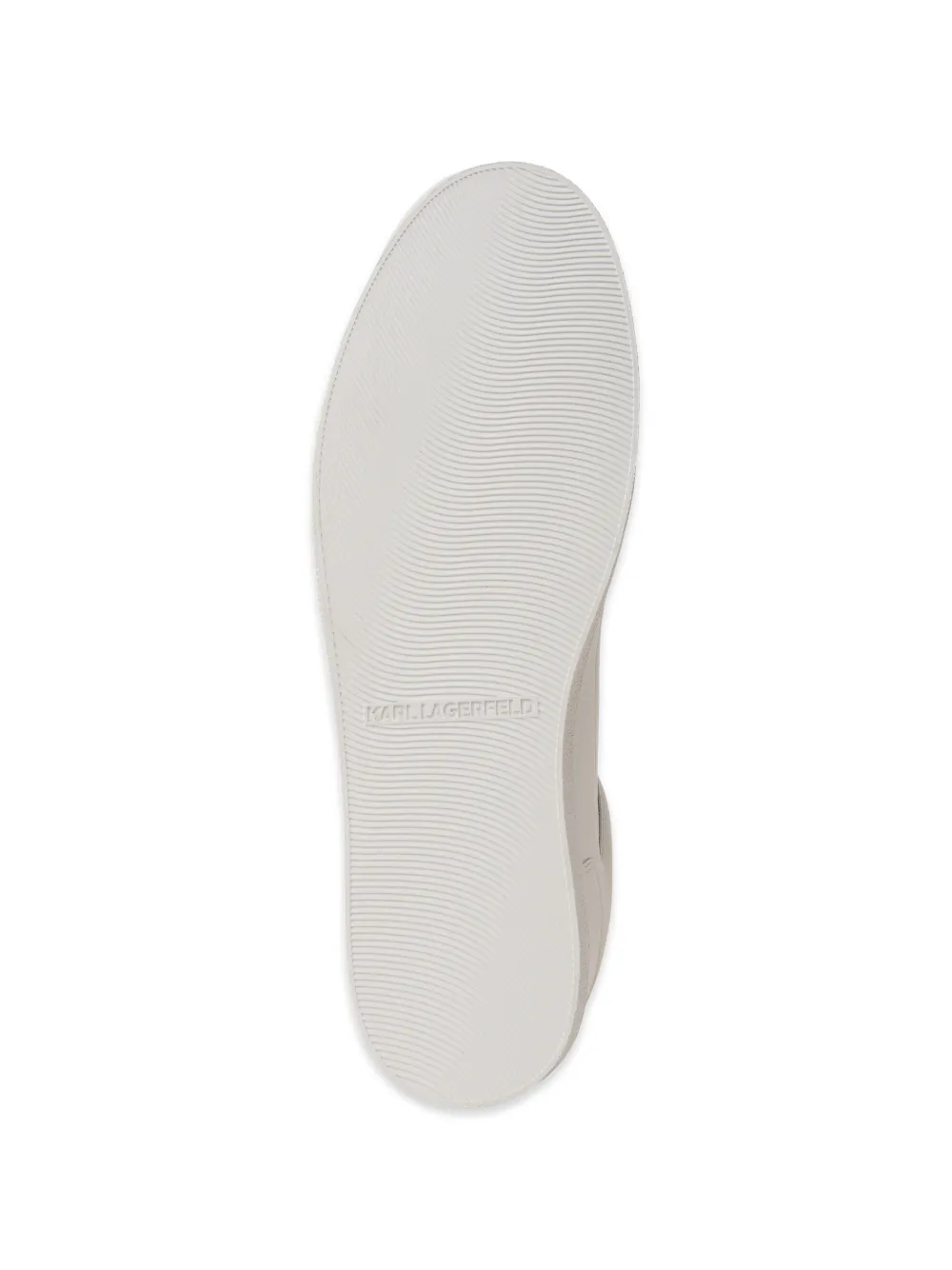Karl Lagerfeld Kandidate Ikon leren sneakers Wit