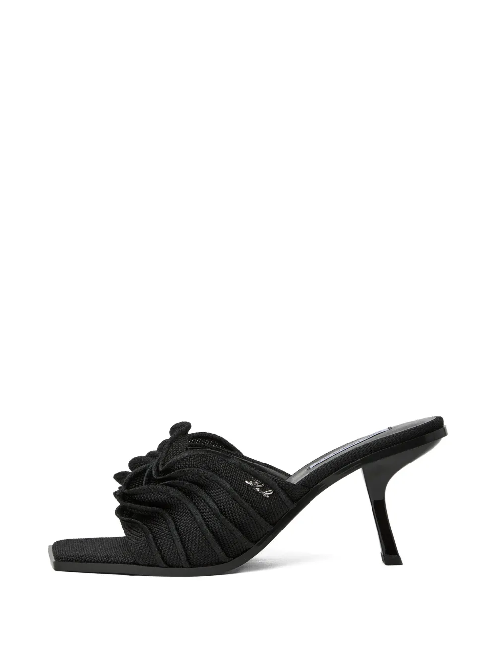 Karl Lagerfeld Karmel Hessian slippers Zwart